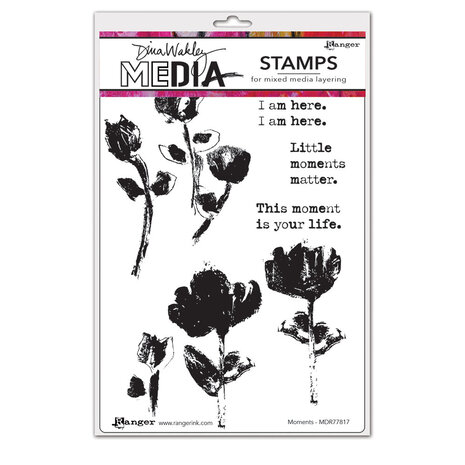 Ranger Dina Wakley MEdia Cling Stamps Moments (MDR77817) (DISCONTINUED) Ranger Dina Wakley MEdia Cling Stamps Moments (MDR77817) (DISCONTINUED)