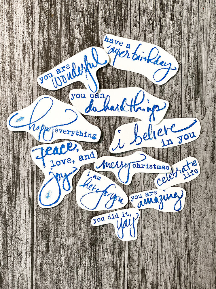 Ranger Dina Wakley MEdia Cling Stamps Just What To Say (MDR50391) (DISCONTINUED) Ranger Dina Wakley MEdia Cling Stamps Just What To Say (MDR50391) (DISCONTINUED)