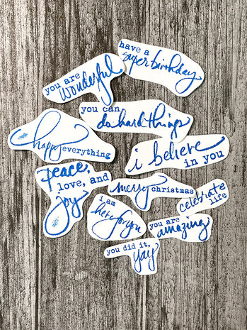 Ranger Dina Wakley MEdia Cling Stamps Just What To Say (MDR50391) (DISCONTINUED) Ranger Dina Wakley MEdia Cling Stamps Just What To Say (MDR50391) (DISCONTINUED)
