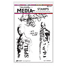 Ranger Dina Wakley MEdia Cling Stamps I Spill (MDR68587) Ranger Dina Wakley MEdia Cling Stamps I Spill (MDR68587)