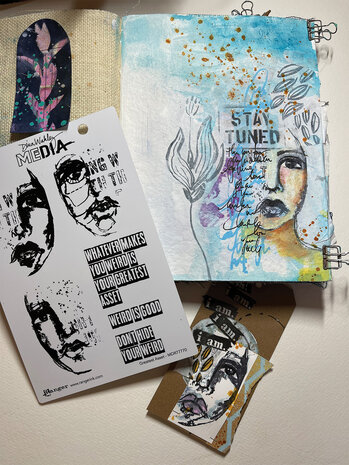 Ranger Dina Wakley MEdia Cling Stamps Greatest Asset (MDR77770) (DISCONTINUED) Ranger Dina Wakley MEdia Cling Stamps Greatest Asset (MDR77770) (DISCONTINUED)