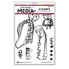 Ranger Dina Wakley MEdia Cling Stamps Funny Peeps (MDR69584) (DISCONTINUED) Ranger Dina Wakley MEdia Cling Stamps Funny Peeps (MDR69584) (DISCONTINUED)