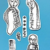 Ranger Dina Wakley MEdia Cling Stamps Funny Peeps (MDR69584) (DISCONTINUED) Ranger Dina Wakley MEdia Cling Stamps Funny Peeps (MDR69584) (DISCONTINUED)