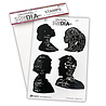 Ranger Dina Wakley MEdia Cling Stamps Text Profiles (MDR81319) (DISCONTINUED) Ranger Dina Wakley MEdia Cling Stamps Text Profiles (MDR81319) (DISCONTINUED)