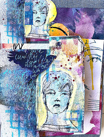 Ranger Dina Wakley MEdia Cling Stamps Strong Men (MDR69607) (DISCONTINUED) Ranger Dina Wakley MEdia Cling Stamps Strong Men (MDR69607) (DISCONTINUED)