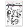 Ranger Dina Wakley MEdia Cling Stamps Scribbly Reef Creatures (MDR69591) (DISCONTINUED) Ranger Dina Wakley MEdia Cling Stamps Scribbly Reef Creatures (MDR69591) (DISCONTINUED)