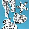Ranger Dina Wakley MEdia Cling Stamps Scribbly Reef Creatures (MDR69591) (DISCONTINUED) Ranger Dina Wakley MEdia Cling Stamps Scribbly Reef Creatures (MDR69591) (DISCONTINUED)