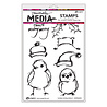 Ranger Dina Wakley MEdia Cling Stamps Scribbly Holiday Birdie 2 (MDR68600) (DISCONTINUED) Ranger Dina Wakley MEdia Cling Stamps Scribbly Holiday Birdie 2 (MDR68600) (DISCONTINUED)