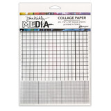 Ranger Dina Wakley MEdia Collage Paper Grid (2x10pcs) (MDA81821)