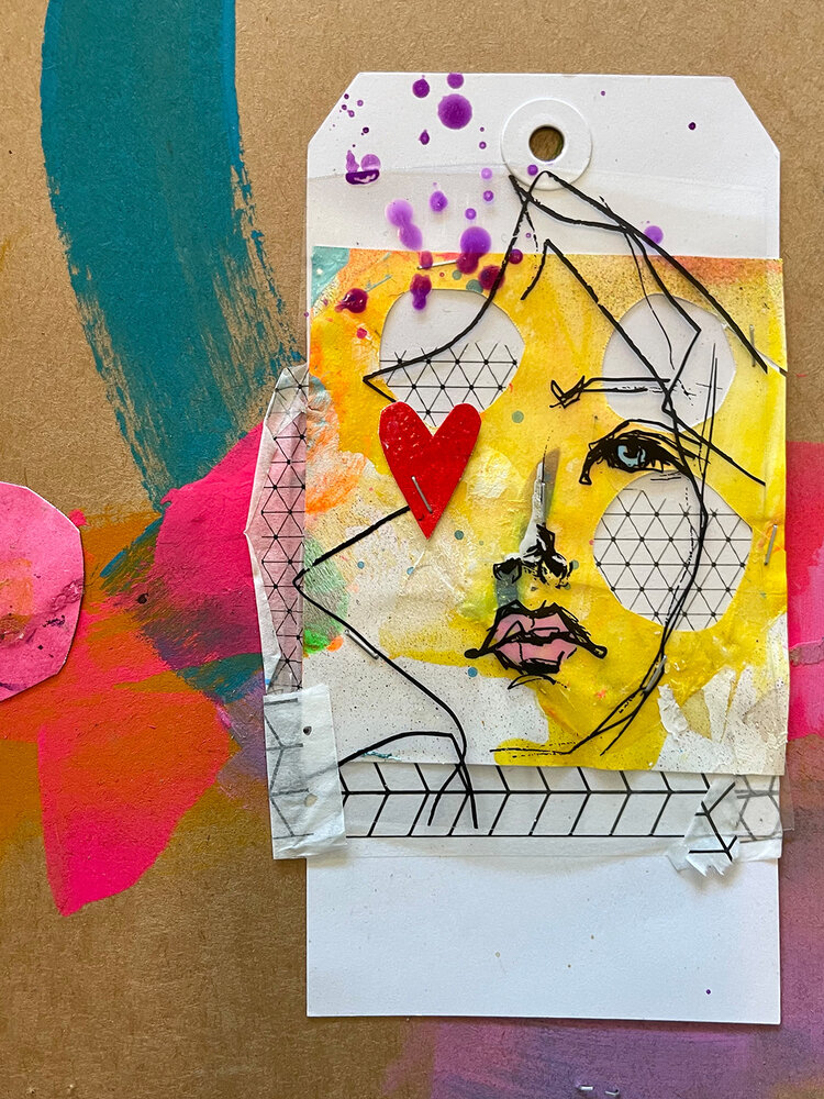 Ranger Dina Wakley MEdia Collage Paper Grid (2x10pcs) (MDA81821)