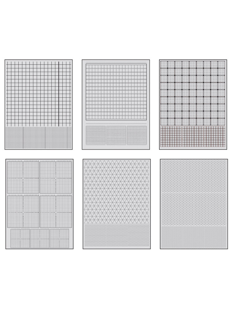 Ranger Dina Wakley MEdia Collage Paper Grid (2x10pcs) (MDA81821)
