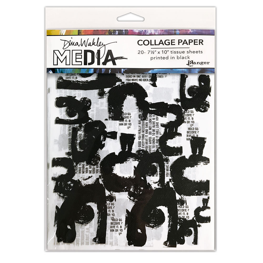 Ranger Dina Wakley MEdia Collage Tissue Painted Marks (2x10pcs) (MDA77879) Ranger Dina Wakley MEdia Collage Tissue Painted Marks (2x10pcs) (MDA77879)