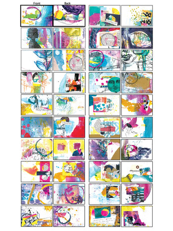 Ranger Dina Wakley MEdia Collage Sparks Collection 1 (MDA82224)