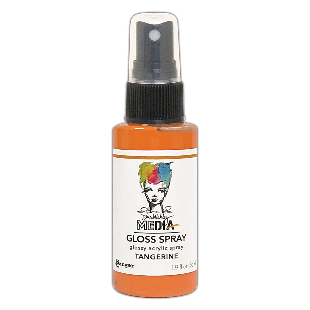 Ranger Dina Wakley MEdia Gloss Sprays Tangerine 1.9 oz (MDO73796)