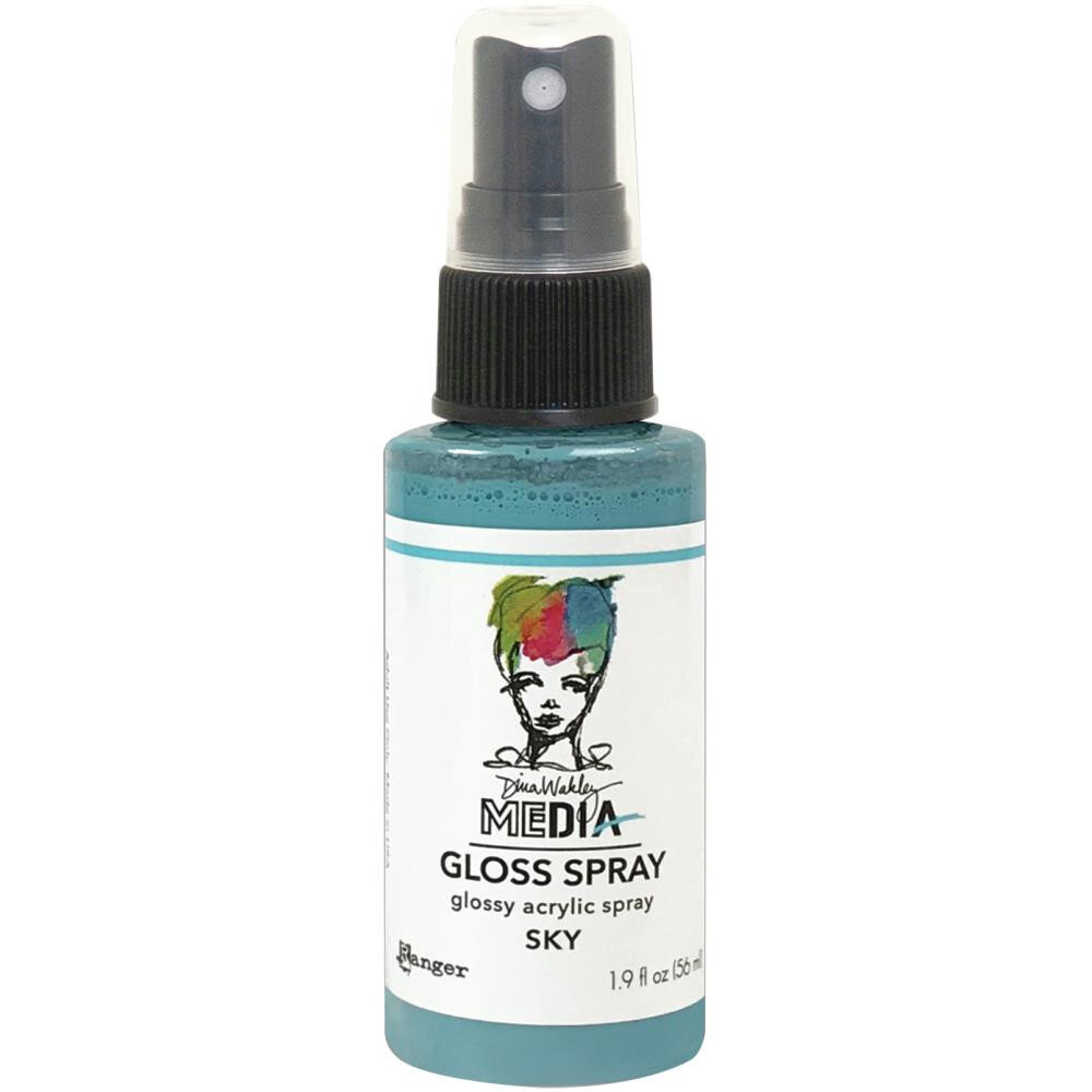 Ranger Dina Wakley MEdia Gloss Sprays Sky 1.9 oz (MDO73789)
