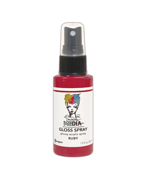 Ranger Dina Wakley MEdia Gloss Sprays Ruby 1.9 oz (MDO73758)