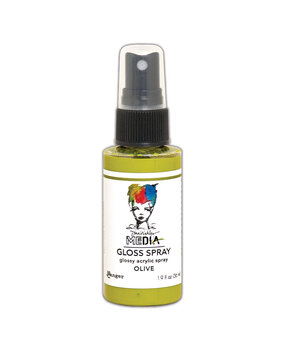 Ranger Dina Wakley MEdia Gloss Sprays Olive 1.9 oz (MDO68556)