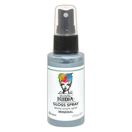 Ranger Dina Wakley MEdia Gloss Sprays Mineral 1.9 oz (MDO73741) Ranger Dina Wakley MEdia Gloss Sprays Mineral 1.9 oz (MDO73741)