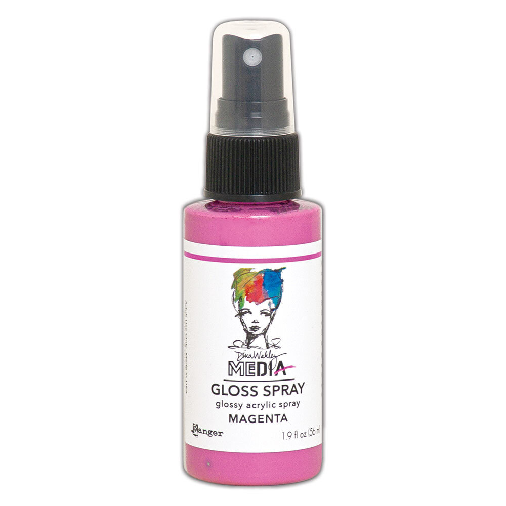 Ranger Dina Wakley MEdia Gloss Sprays Magenta 1.9 oz (MDO68518)