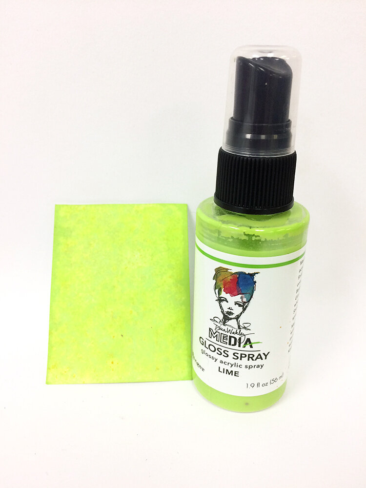 Ranger Dina Wakley MEdia Gloss Sprays Lime 1.9 oz (MDO68501) Ranger Dina Wakley MEdia Gloss Sprays Lime 1.9 oz (MDO68501)