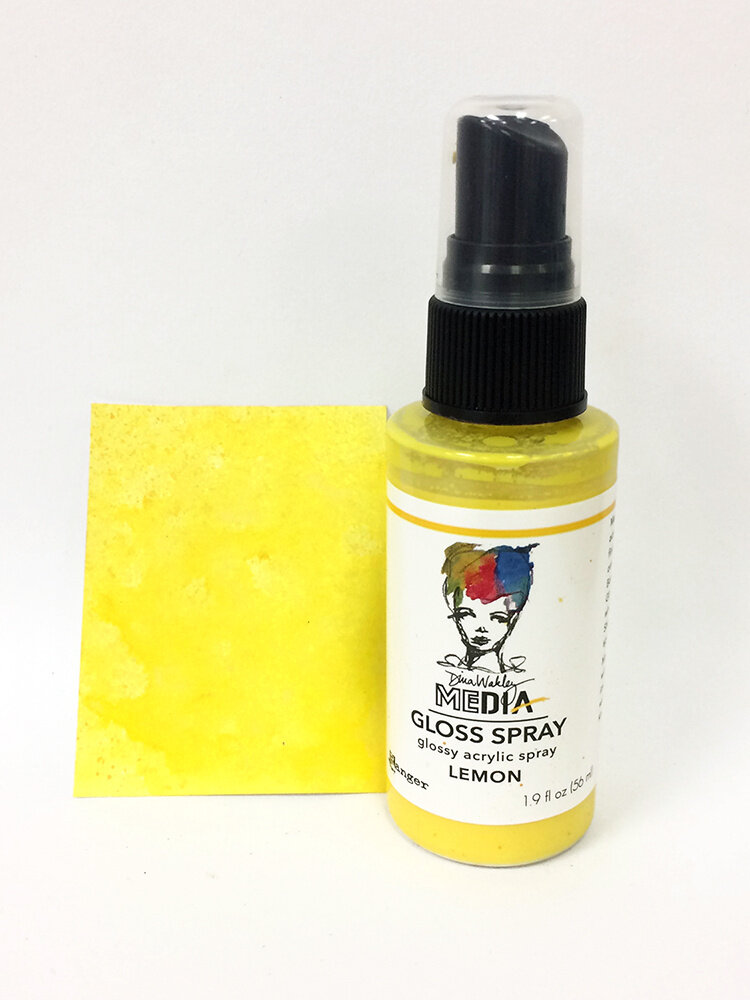 Ranger Dina Wakley MEdia Gloss Sprays Lemon 1.9 oz (MDO68495)