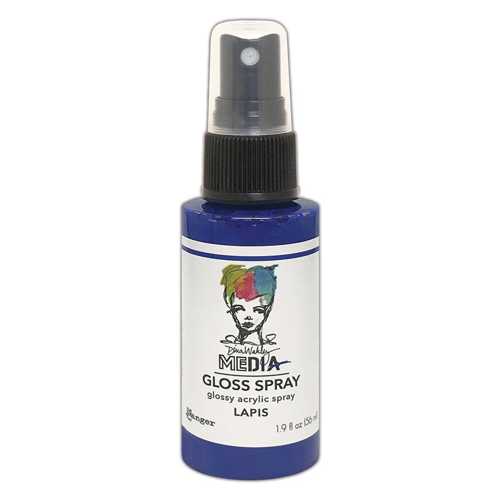 Ranger Dina Wakley MEdia Gloss Sprays Lapis 1.9 oz (MDO73734) Ranger Dina Wakley MEdia Gloss Sprays Lapis 1.9 oz (MDO73734)