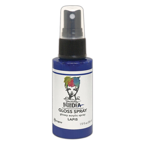 Ranger Dina Wakley MEdia Gloss Sprays Lapis 1.9 oz (MDO73734) Ranger Dina Wakley MEdia Gloss Sprays Lapis 1.9 oz (MDO73734)