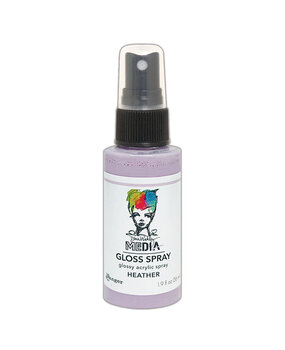 Ranger Dina Wakley MEdia Gloss Sprays Heather 1.9 oz (MDO73727)