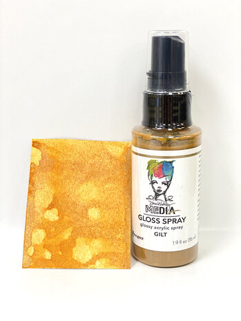 Ranger Dina Wakley MEdia Gloss Sprays Gilt 1.9 oz (MDO74236) Ranger Dina Wakley MEdia Gloss Sprays Gilt 1.9 oz (MDO74236)