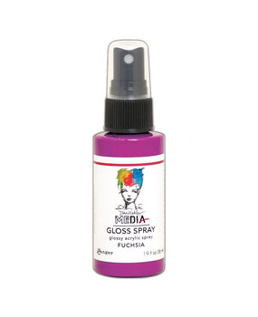Ranger Dina Wakley MEdia Gloss Sprays Fuchsia 1.9 oz (MDO68488)