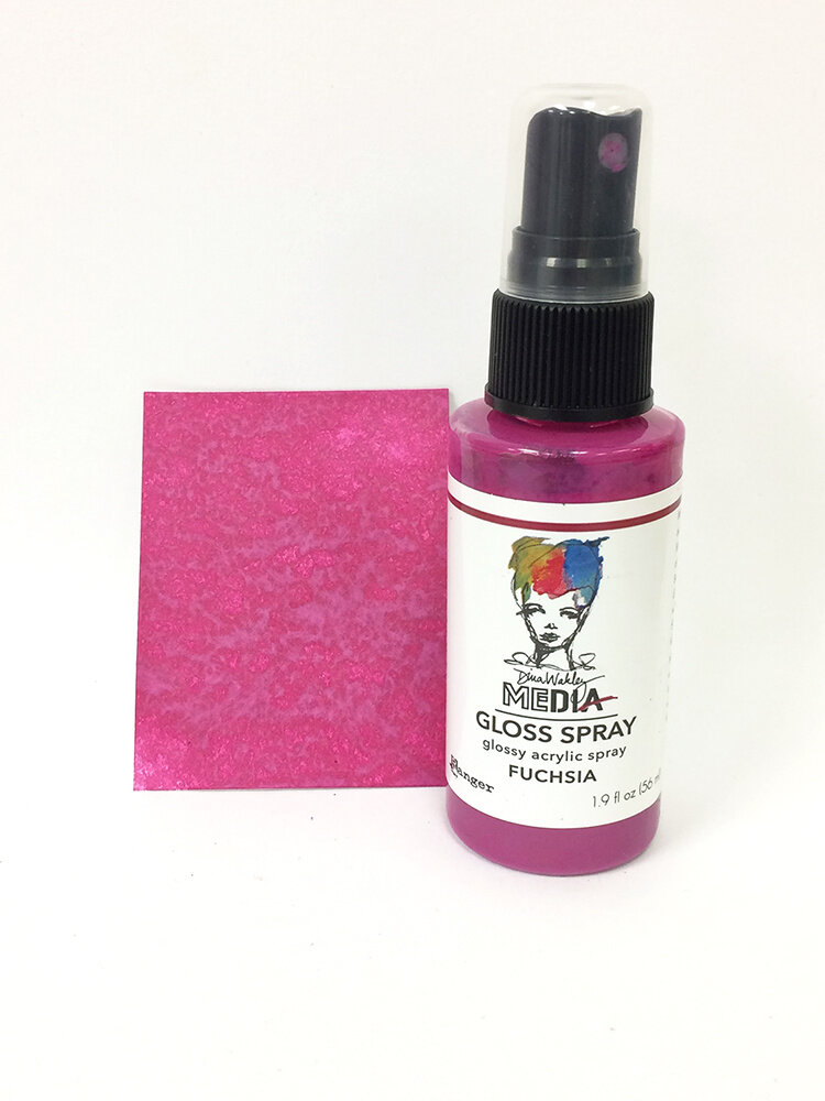 Ranger Dina Wakley MEdia Gloss Sprays Fuchsia 1.9 oz (MDO68488)