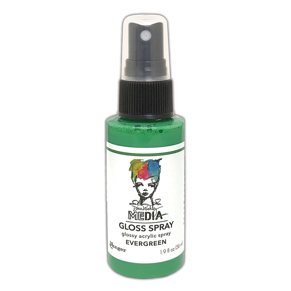 Ranger Dina Wakley MEdia Gloss Sprays Evergreen 1.9 oz (MDO73710)