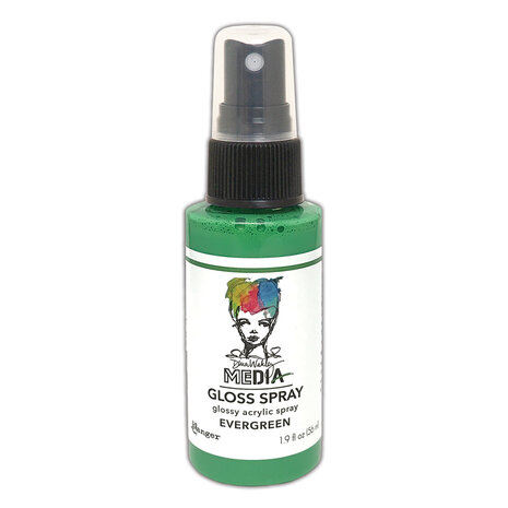 Ranger Dina Wakley MEdia Gloss Sprays Evergreen 1.9 oz (MDO73710)