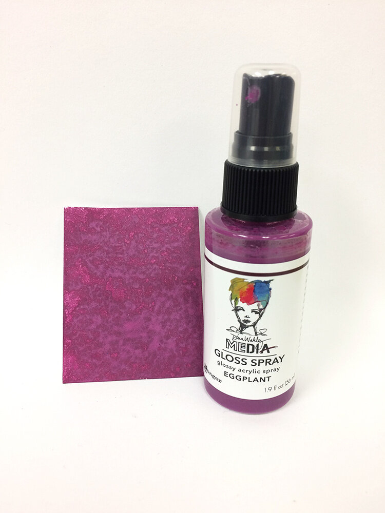 Ranger Dina Wakley MEdia Gloss Sprays Eggplant 1.9 oz (MDO68471) Ranger Dina Wakley MEdia Gloss Sprays Eggplant 1.9 oz (MDO68471)