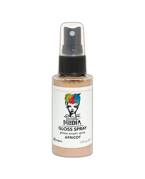 Ranger Dina Wakley MEdia Gloss Sprays Apricot 1.9 oz (MDO73642) Ranger Dina Wakley MEdia Gloss Sprays Apricot 1.9 oz (MDO73642)