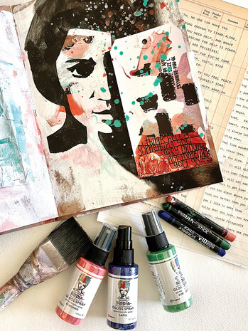 Ranger Dina Wakley MEdia Gloss Sprays Blushing 1.9 oz (MDO73673)