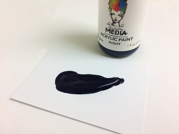 Ranger Dina Wakley MEdia Heavy Body Acrylic Paints Night 1 fl oz (MDQ54054) Ranger Dina Wakley MEdia Heavy Body Acrylic Paints Night 1 fl oz (MDQ54054)