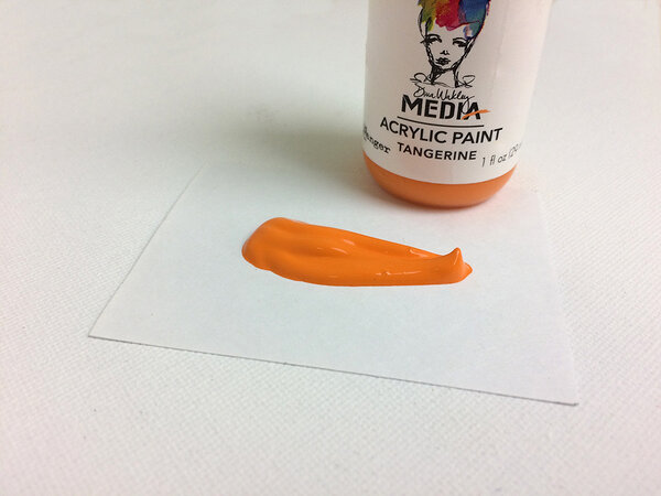 Ranger Dina Wakley MEdia Heavy Body Acrylic Paints Tangerine 1 fl oz (MDQ54092) Ranger Dina Wakley MEdia Heavy Body Acrylic Paints Tangerine 1 fl oz (MDQ54092)