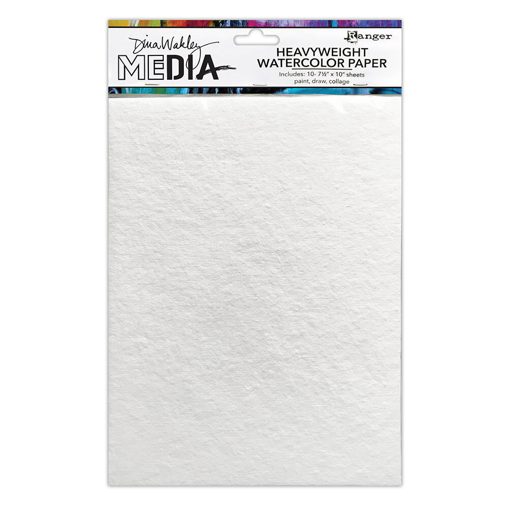 Ranger Dina Wakley MEdia Heavyweight Watercolor Paper 7.5x10 Inch (10pcs) (MDJ76629) Ranger Dina Wakley MEdia Heavyweight Watercolor Paper 7.5x10 Inch (10pcs) (MDJ76629)
