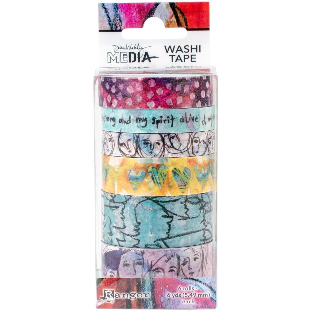 Ranger Dina Wakley MEdia Washi Tape 1 6x6yd (MDA59974) (DISCONTINUED) Ranger Dina Wakley MEdia Washi Tape 1 6x6yd (MDA59974) (DISCONTINUED)