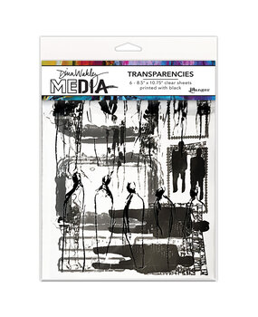 Ranger Dina Wakley MEdia Transparencies Frames & Figures Set 2 (6pcs) (MDA82057)