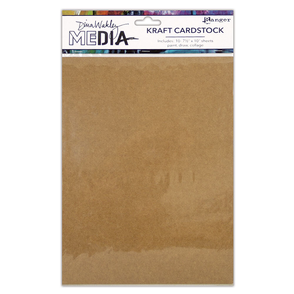 Ranger Dina Wakley MEdia Kraft Cardstock (10pcs) (MDJ59653) Ranger Dina Wakley MEdia Kraft Cardstock (10pcs) (MDJ59653)