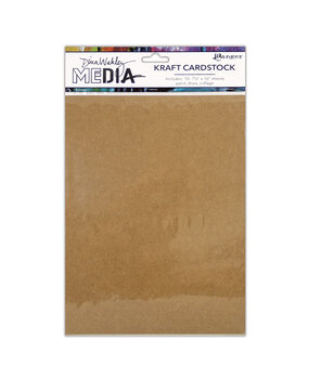 Ranger Dina Wakley MEdia Kraft Cardstock (10pcs) (MDJ59653)