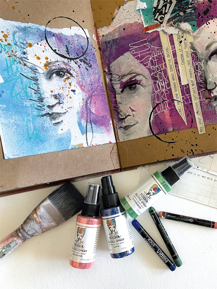 Ranger Dina Wakley MEdia Journal Large Kraft (MDJ80374) Ranger Dina Wakley MEdia Journal Large Kraft (MDJ80374)