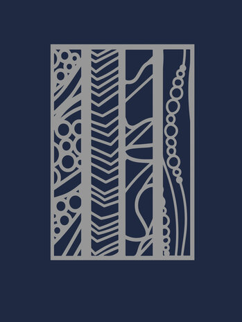 Ranger Dina Wakley MEdia Stencils In a Line (MDS81623) (DISCONTINUED) Ranger Dina Wakley MEdia Stencils In a Line (MDS81623) (DISCONTINUED)