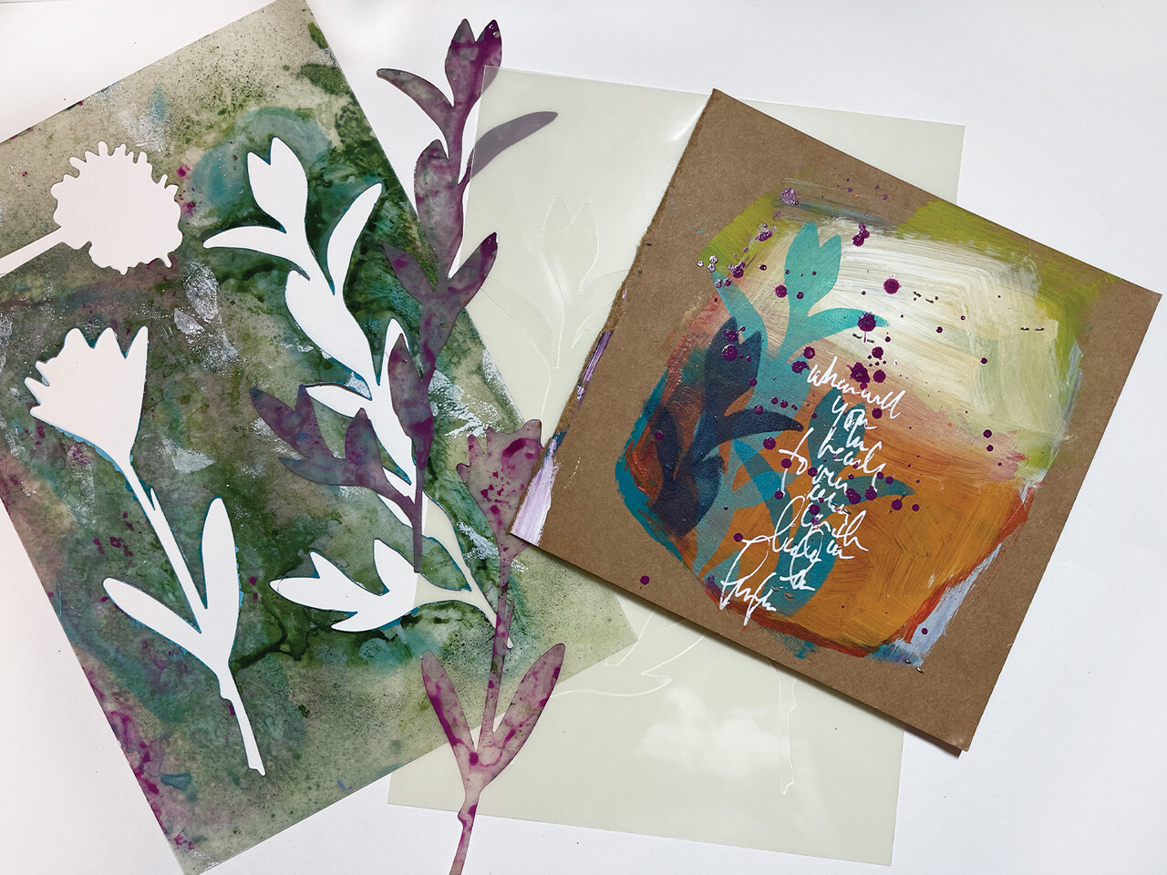 Ranger Dina Wakley MEdia Stencils Growing Mask (MDS77671) (DISCONTINUED)