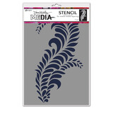 Ranger Dina Wakley MEdia Stencils Giant Flourish (MDS74564) (DISCONTINUED)