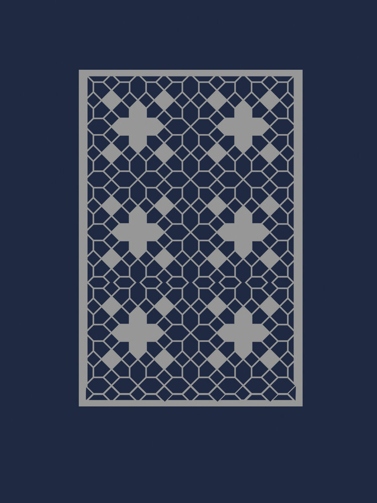 Ranger Dina Wakley MEdia Stencils Floor Pattern (MDS81616) (DISCONTINUED)