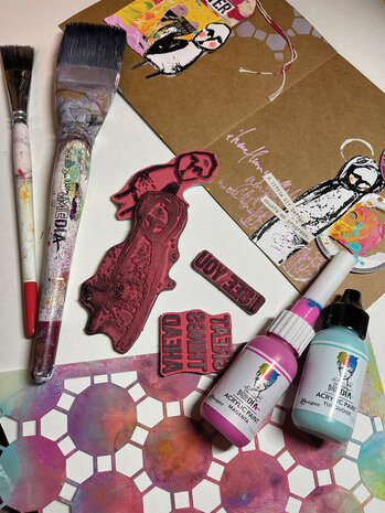 Ranger Dina Wakley MEdia Stencils Connected Dots (MDS77640) (DISCONTINUED) Ranger Dina Wakley MEdia Stencils Connected Dots (MDS77640) (DISCONTINUED)