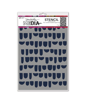Ranger Dina Wakley MEdia Stencils Bumps (MDS74847) (DISCONTINUED)
